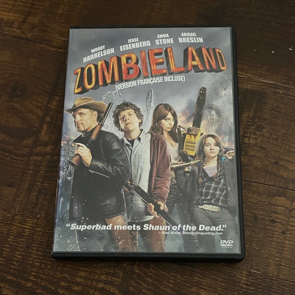 Zombieland DVD - Black Case
